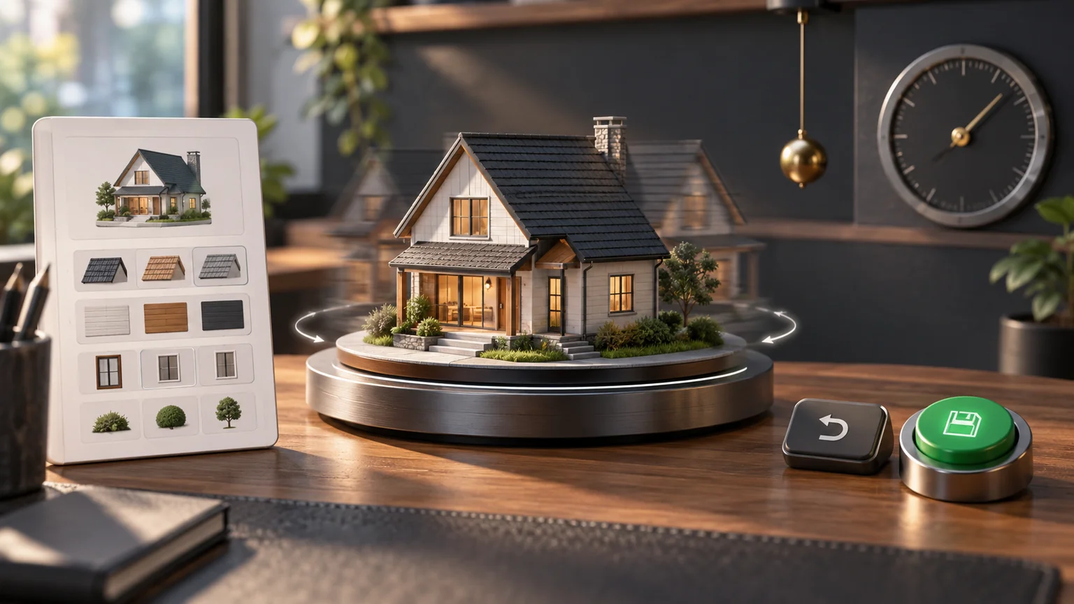A moving house preview sits beside stable saved settings and separate update rhythms.
